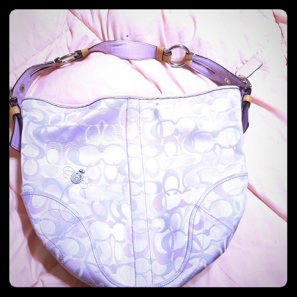 Purple Coach purse NoM053-5065